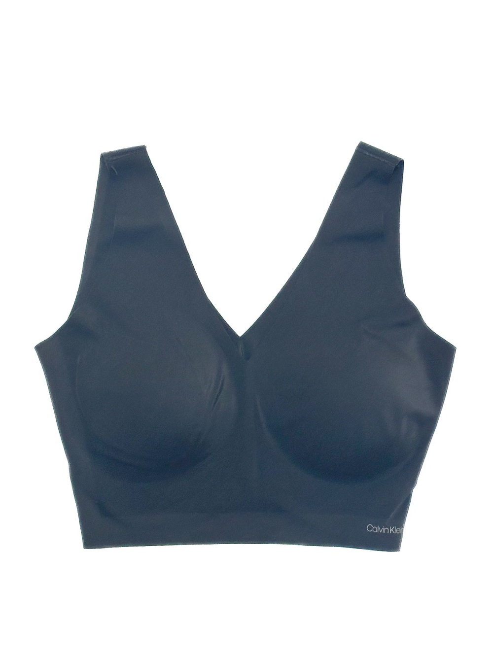 Calvin Klein Invisibles Lightly Lined V-Neck Bralette Black Ultra Smooth Bra